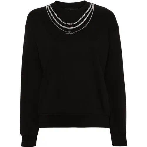 Stylischer Sweatshirt für Männer , Damen, Größe: L - Karl Lagerfeld - Modalova