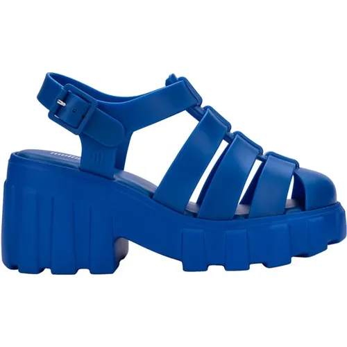 Strap Platform Heel Rounded Toe Sandals , female, Sizes: 8 UK, 6 UK, 7 UK, 4 UK, 5 UK, 2 UK - Melissa - Modalova