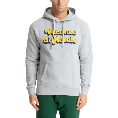 Christmas Holiday Hoodie with Drawstring , male, Sizes: S, M, XL, L - MC2 Saint Barth - Modalova