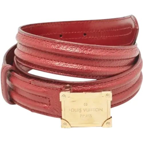 Pre-owned Leather belts , male, Sizes: ONE SIZE - Louis Vuitton Vintage - Modalova