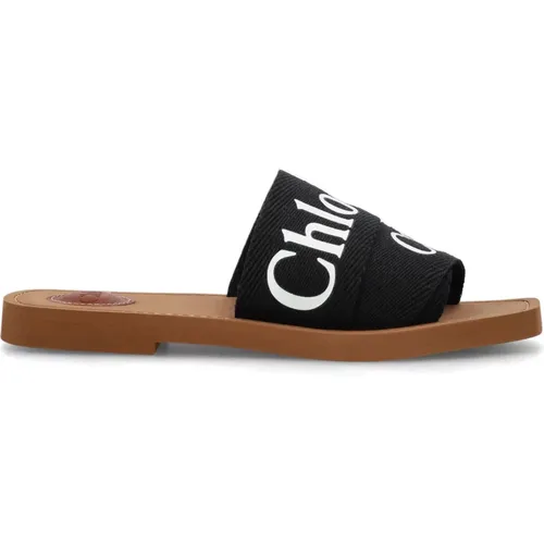 Closed Sandals Woody Style , female, Sizes: 6 UK - Chloé - Modalova