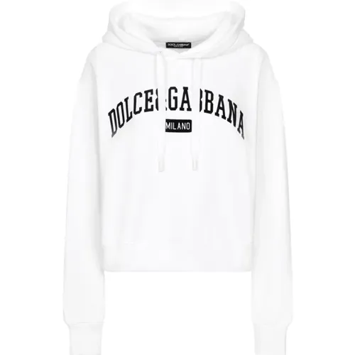 Hoodie mit Logo , Damen, Größe: 2XS - Dolce & Gabbana - Modalova