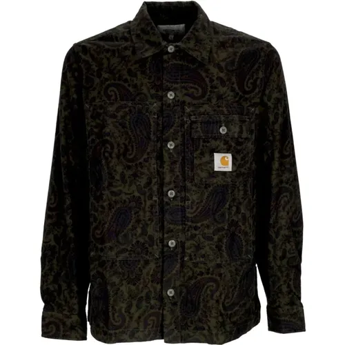 Langarm Paisley Print Hemd , Herren, Größe: XL - Carhartt WIP - Modalova