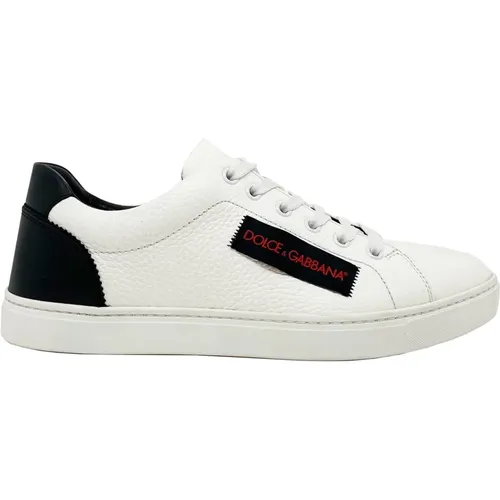 Leather Sneakers Ss22 , male, Sizes: 5 1/2 UK - Dolce & Gabbana - Modalova