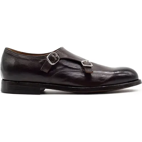 Handcrafted Leather Lace-Up Shoes , male, Sizes: 7 1/2 UK, 9 UK, 7 UK, 10 UK, 8 UK, 8 1/2 UK - Green George - Modalova