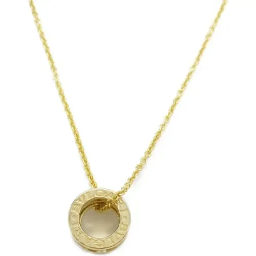 Pre-owned Gold necklaces , female, Sizes: ONE SIZE - Bvlgari Vintage - Modalova