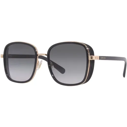 Schwarze Resin Damen Sonnenbrille - Jimmy Choo - Modalova