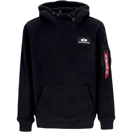 Sherpa Hoodie Schwarz - alpha industries - Modalova