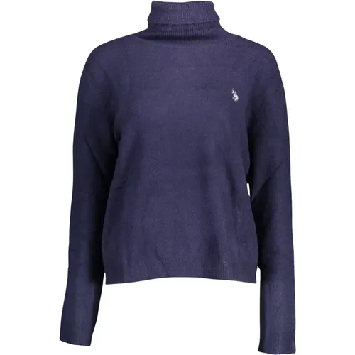 Stylish Rollneck Sweater with Logo , female, Sizes: M, XL, 2XL, L - U.s. Polo Assn. - Modalova