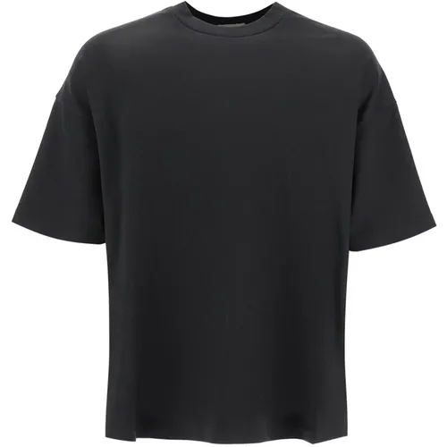 Oversized Milano Stitch Crew Neck T-shirt , Herren, Größe: M - Fear Of God - Modalova