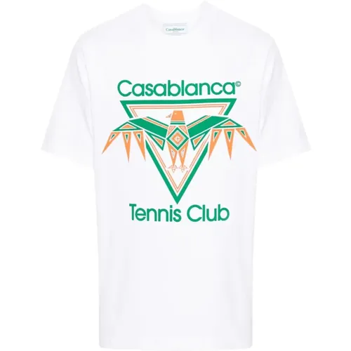 Classic Printed T-shirts and Polos , male, Sizes: XL - Casablanca - Modalova