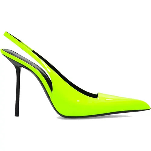 Leather Pumps Ss22 , female, Sizes: 4 1/2 UK, 3 UK, 4 UK, 6 UK - Saint Laurent - Modalova