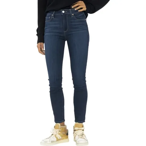 Slim-fit Crop Jeans , female, Sizes: W24, W27 - Paige - Modalova