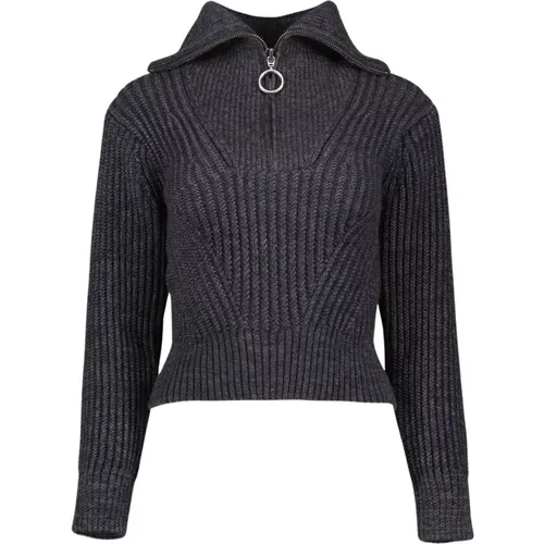 Pullover mit Reißverschluss , Damen, Größe: XS - Ami Paris - Modalova