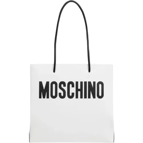 Logo Tote Bag Moschino - Moschino - Modalova