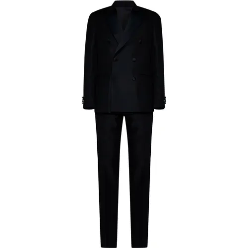 Wool Blend Jacket and Trousers , male, Sizes: L - Lardini - Modalova