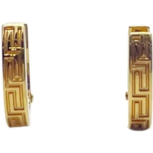 Pre-owned Metal earrings , female, Sizes: ONE SIZE - Versace Pre-owned - Modalova