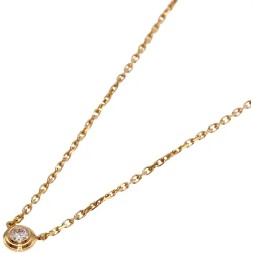 Pre-owned Rose Gold necklaces , female, Sizes: ONE SIZE - Cartier Vintage - Modalova