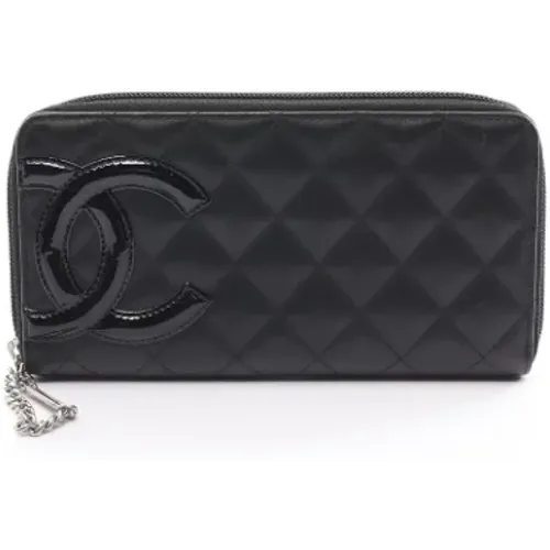 Pre-owned Leather wallets , female, Sizes: ONE SIZE - Chanel Vintage - Modalova