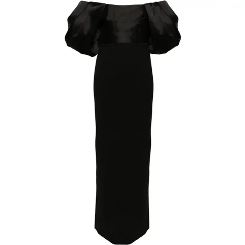 Schwarzes Maxi-Kleid ohne Träger - Solace London - Modalova