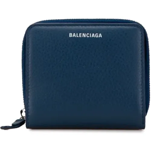 Pre-owned Leather wallets , female, Sizes: ONE SIZE - Balenciaga Vintage - Modalova