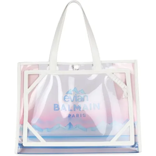 Evian B-Army PVC Tote Bag Balmain - Balmain - Modalova