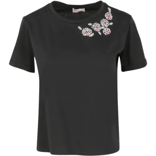 Casual T-Shirt for Men and Women , female, Sizes: L, M - Liu Jo - Modalova