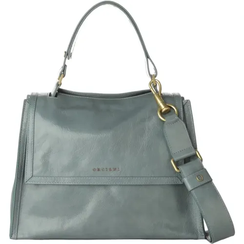 Clear Sveva Medium Leather Bag , female, Sizes: ONE SIZE - Orciani - Modalova