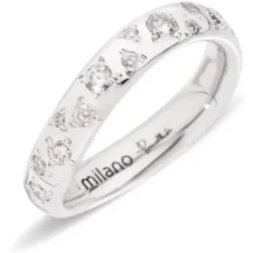 Milan Diamond Ring , female, Sizes: 52 MM - Pomellato - Modalova