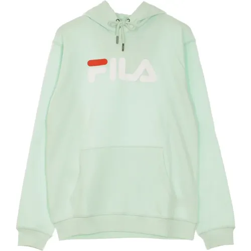 Dusty Aqua Kangaroo Hoodie Langarm , Herren, Größe: XL - Fila - Modalova