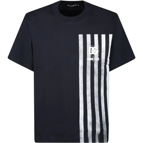 Designer T-shirts and Polos , male, Sizes: XL, S, L, M - Dolce & Gabbana - Modalova