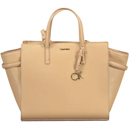 Polyester Handtasche mit Kontrastdetails - Calvin Klein - Modalova