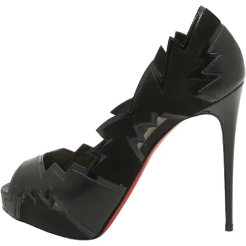 Pre-owned Mesh heels , female, Sizes: 7 UK - Christian Louboutin Pre-owned - Modalova
