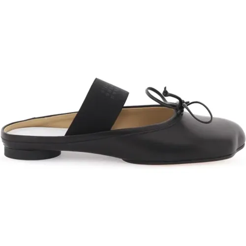 Anatomische Ballerina-Flats mit dekorativer Schleife , Damen, Größe: 38 EU - MM6 Maison Margiela - Modalova