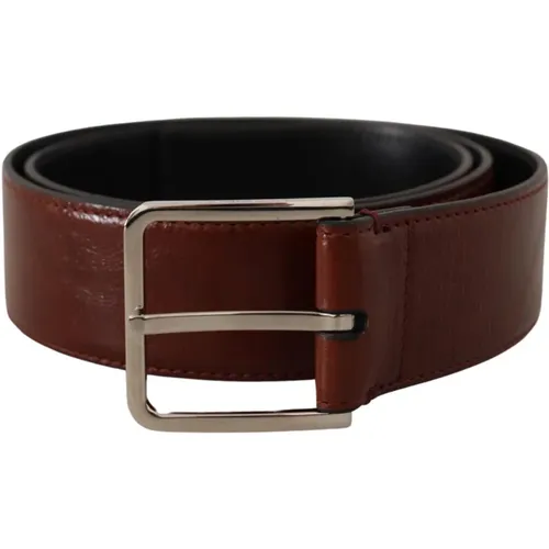 Logo Buckle Leather Belt for Women , female, Sizes: 85 CM - Dolce & Gabbana - Modalova