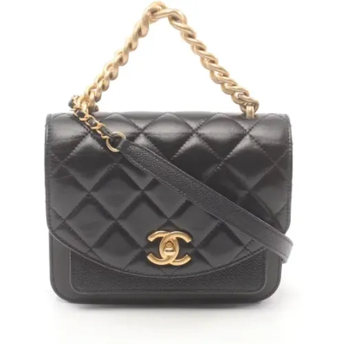 Pre-owned Leather chanel-bags , female, Sizes: ONE SIZE - Chanel Vintage - Modalova