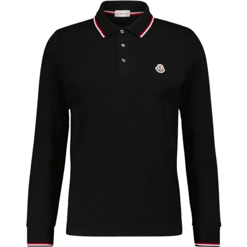 Long Sleeve Polo Shirt , male, Sizes: 2XL - Moncler - Modalova