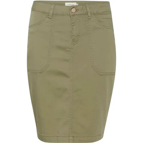 Short Skirts , female, Sizes: L, XS - Cream - Modalova