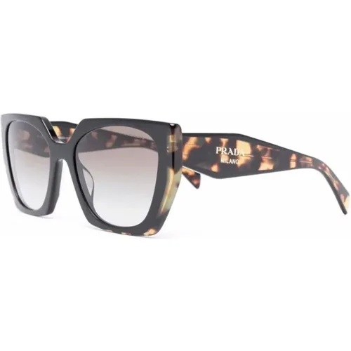Black Sunglasses with Original Case , female, Sizes: 54 MM - Prada - Modalova