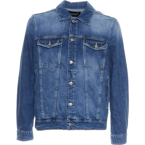 Men's Clothing Jackets & Coats Denim Ss24 , male, Sizes: S, M, L, 2XL - Dondup - Modalova