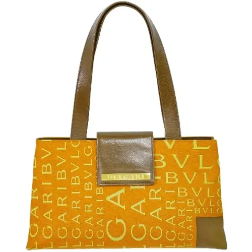 Pre-owned Canvas totes , female, Sizes: ONE SIZE - Bvlgari Vintage - Modalova