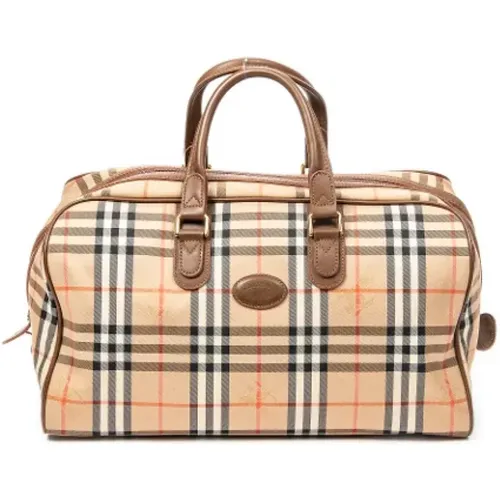 Pre-owned Canvas travel-bags , female, Sizes: ONE SIZE - Burberry Vintage - Modalova