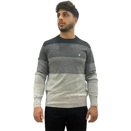 Crew Neck Sweater , male, Sizes: S, XL, M - Manuel Ritz - Modalova