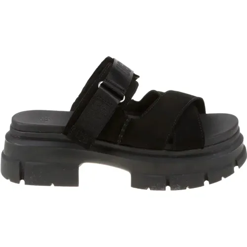 Ashton Slide Sandals , female, Sizes: 6 UK, 7 UK - Ugg - Modalova