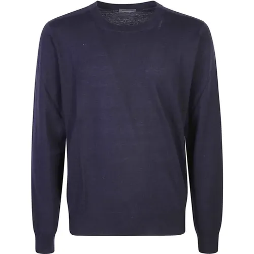 Blaue Pullover für Männer , Herren, Größe: 2XL - Corneliani - Modalova