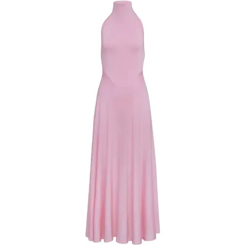 Ausgestelltes Glänzendes Kleid - Alaïa - Modalova