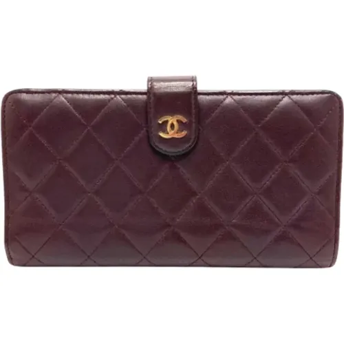 Pre-owned Leather wallets , female, Sizes: ONE SIZE - Chanel Vintage - Modalova