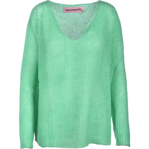 Weicher Strickpullover , Damen, Größe: M - Pink Memories - Modalova