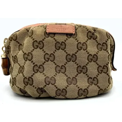 Pre-owned Canvas clutches , female, Sizes: ONE SIZE - Gucci Vintage - Modalova