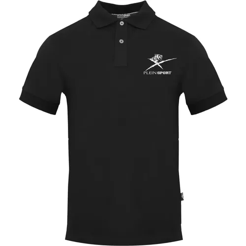 Kurzarm-Poloshirt aus Baumwolle , Herren, Größe: 2XL - Plein Sport - Modalova